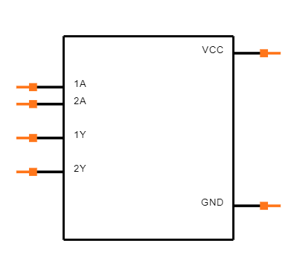 SN74LVC2G06DBVRE4 Symbol