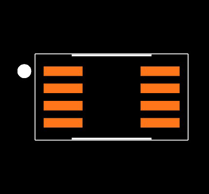 SN74LVC2G132DCUR Footprint