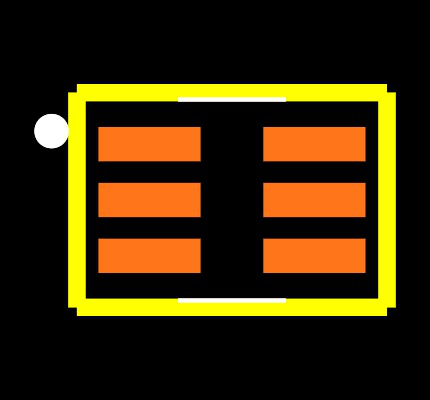 SN74LVC2G34DCKR Footprint