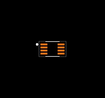SN74LVC2G74DCURE4 Footprint