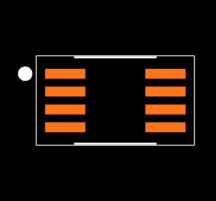 SN74LVC3G04DCUR Footprint