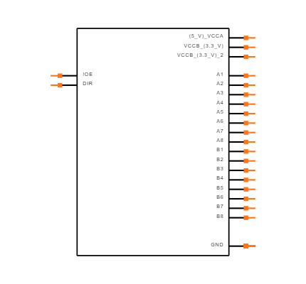 SN74LVC4245APW Symbol