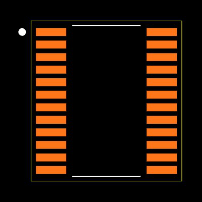 SN74LVC863APWR Footprint