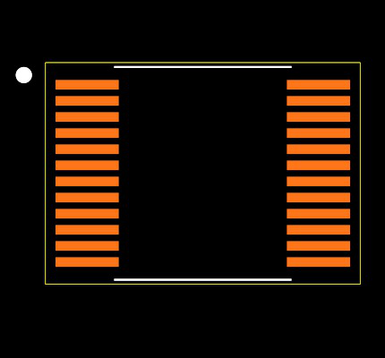 SN74LVC8T245DGVR Footprint
