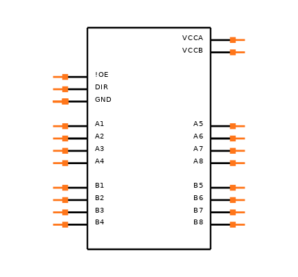 SN74LVCC3245APWRG4 Symbol