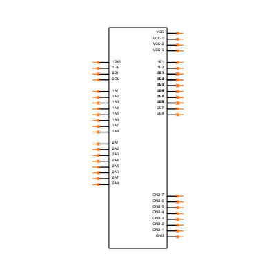SN74LVCR16245ADGGR Symbol