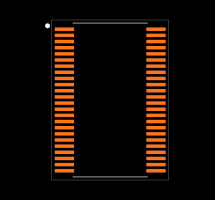 SN74LVT16245ADGGR Footprint