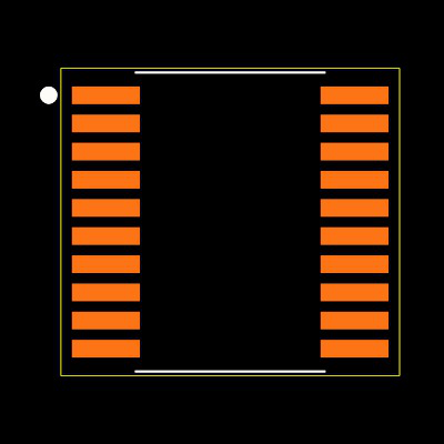 SN74LVT240APWRE4 Footprint