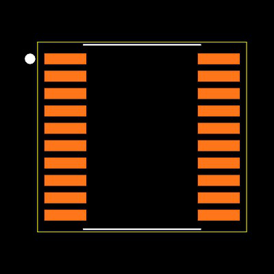 SN74LVTZ244PWR Footprint
