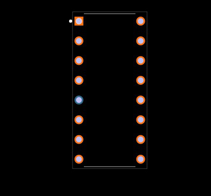SN75123N Footprint