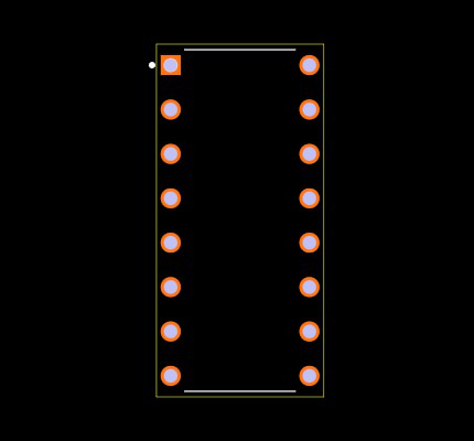 SN75174N Footprint