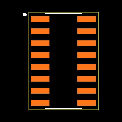SN75374DRG4 Footprint
