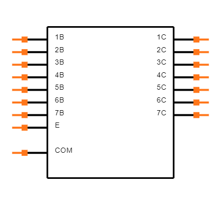 SN75468N Symbol