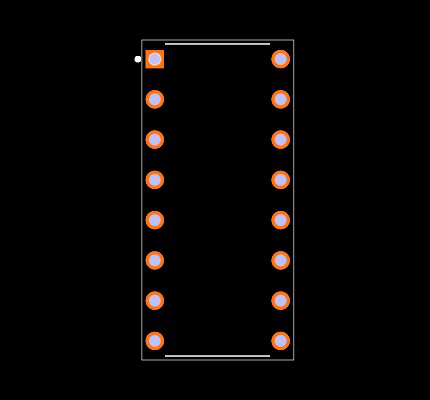 SN75ALS175N Footprint