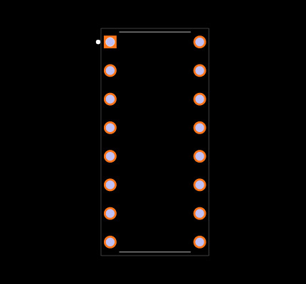 SN75C1168N Footprint