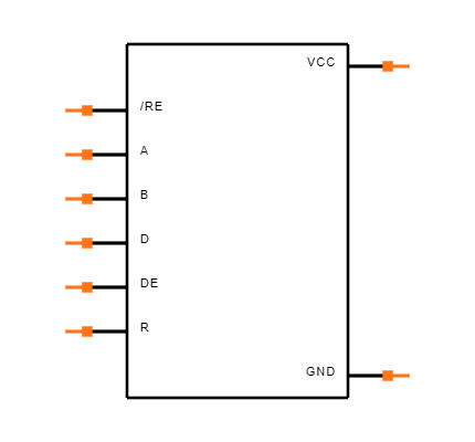 SN75HVD3082ED Symbol