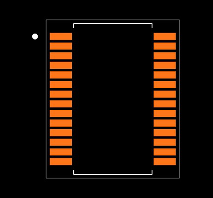 SN75LV4737ADBR Footprint