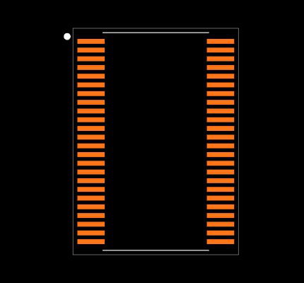 SN75LVDS84DGG Footprint
