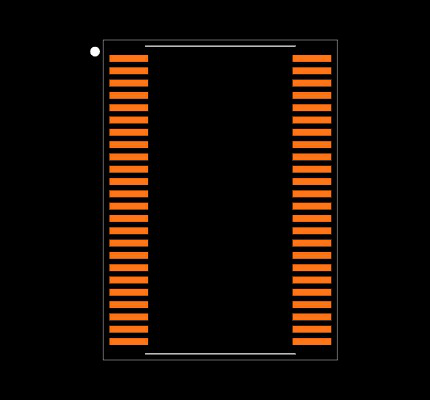 SN75LVDS86ADGGR Footprint