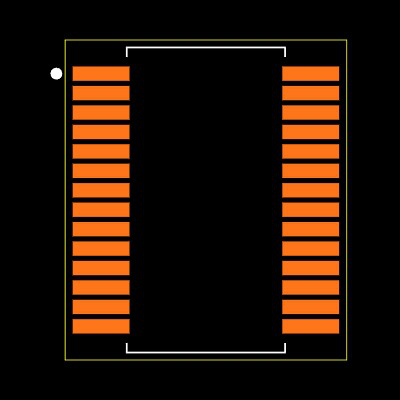 SRC4192IDBRG4 Footprint