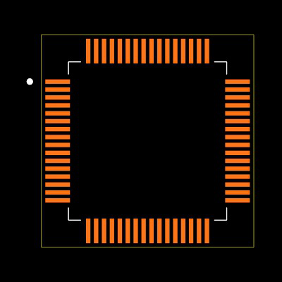 TAS5028PAG Footprint