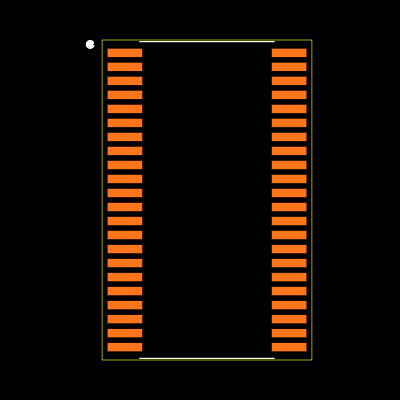TAS5142DDVRG4 Footprint