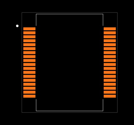 TAS5152DKD Footprint