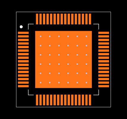 TAS5706APAP Footprint