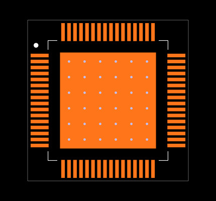 TAS5706BPAP Footprint