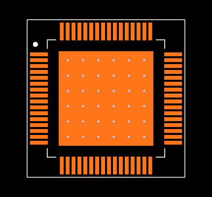 TAS5716PAPR Footprint