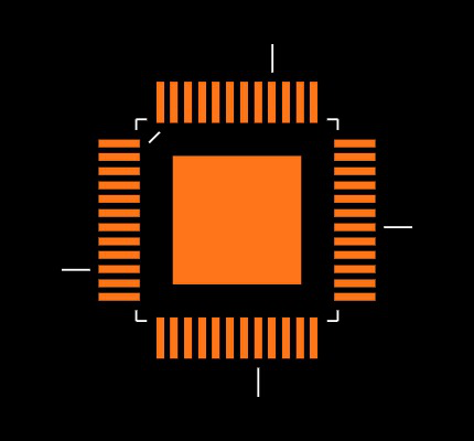 TAS5727PHPR Footprint