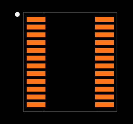 TCA6416APWR Footprint