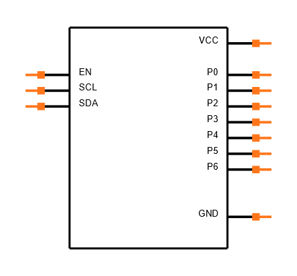 TCA6507PWG4 Symbol