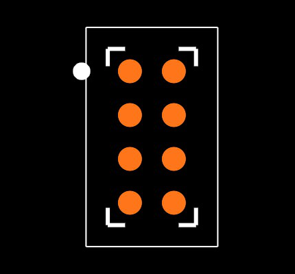 TCA9406YZPR Footprint