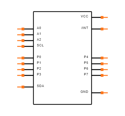 TCA9534APWR Symbol