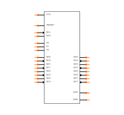 TCA9548AMRGER Symbol