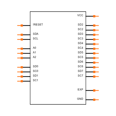 TCA9548ARGERQ1 Symbol