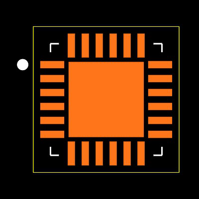 TCA9555RGER Footprint