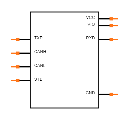 TCAN1042HGVDRQ1 Symbol