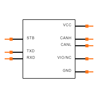 TCAN1044VDDFRQ1 Symbol