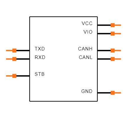 TCAN1462VDRQ1 Symbol