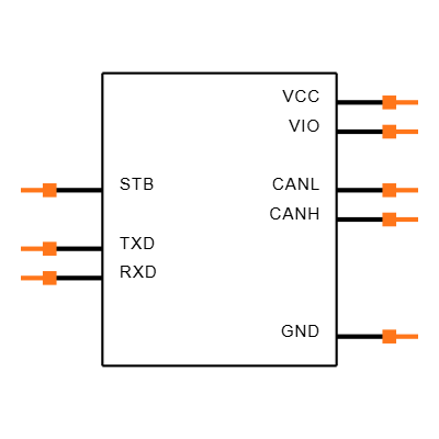 TCAN1472VDRQ1 Symbol