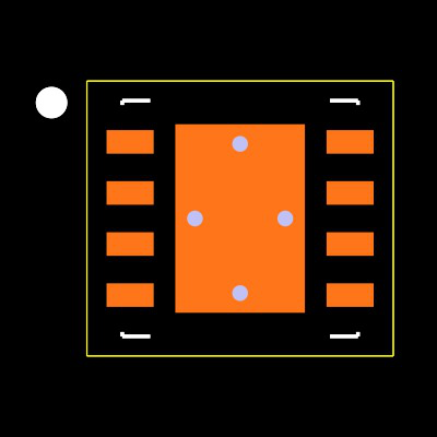 TCAN3414DRBR Footprint