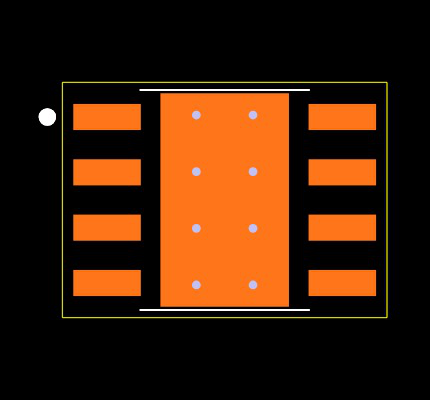 THS3112CDDA Footprint