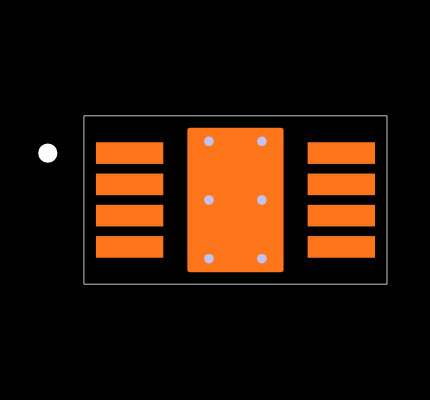 THS4032MDGNREP Footprint