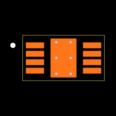 THS4500IDGNR Footprint