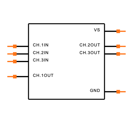 THS7314DG4 Symbol