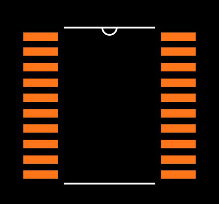THS7360IPW Footprint