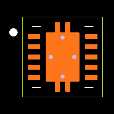 THVD2442DRCR Footprint