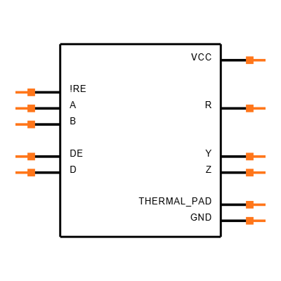THVD2442DRCR Symbol